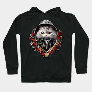 Valentines Cat Charm 4 Hoodie